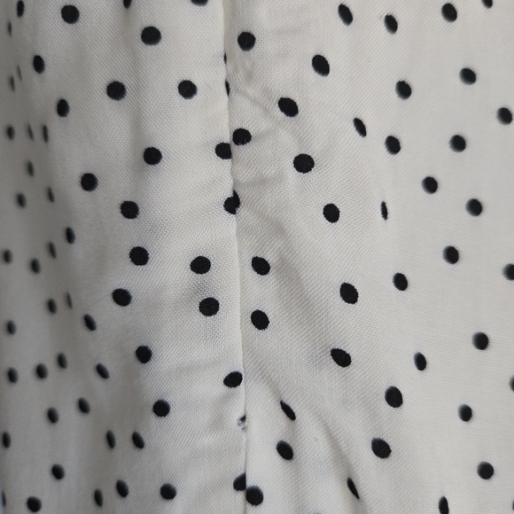 Dynamite Black and White Polka Dot Short Sleeve Dress in size xs - Picture 5 of 7